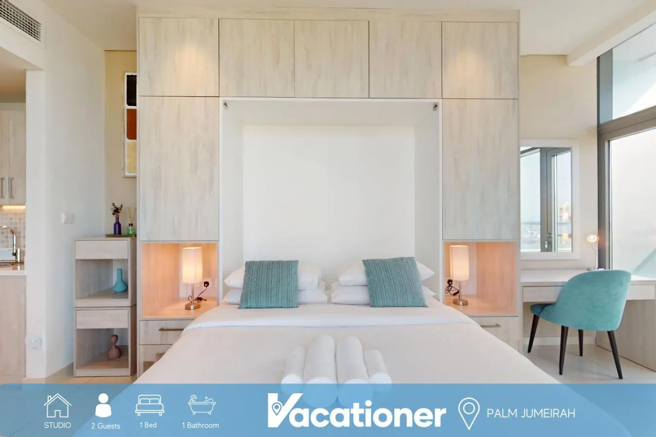Seven Hotel And Apartments - Calm Studio In Palm Dubai